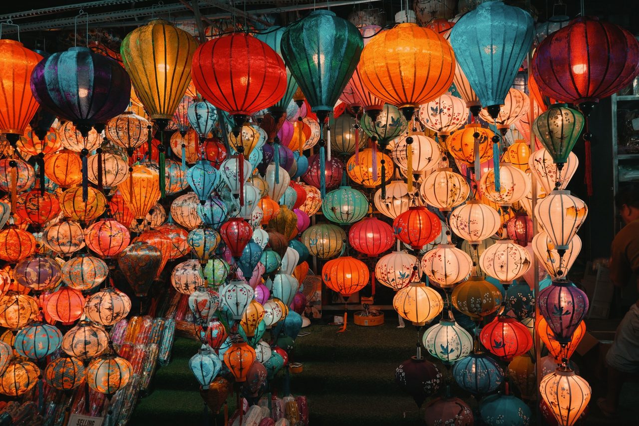 Hoi An lanterns at night, Vietnam