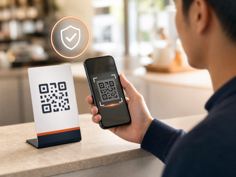 A smartphone installing a travel eSIM from a QR code