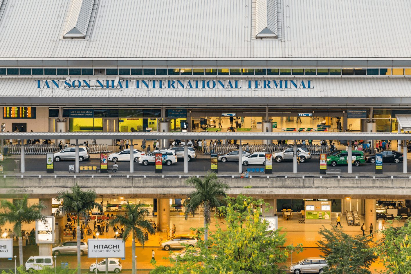 The international terminal at Tan Son Nhat Airport in Ho Chi Minh City